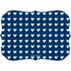 Navy Heart Photo Moving Announcements Image 1 of 6